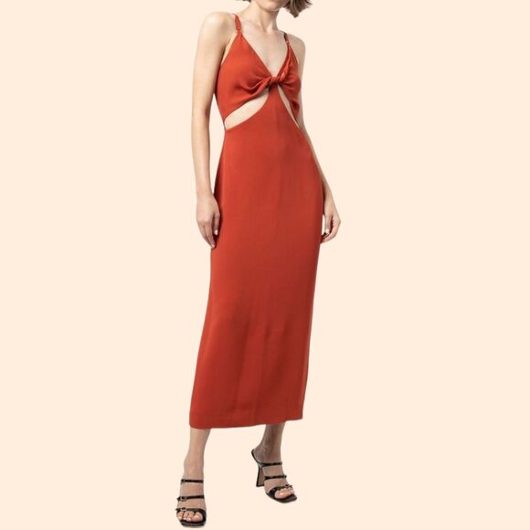 NEW Dion Lee Twist Maxi Dress - Picture 1 of 10